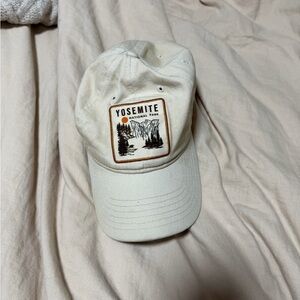Urban Outfitters Cream Yosemite National Park Patch Baseball Cap